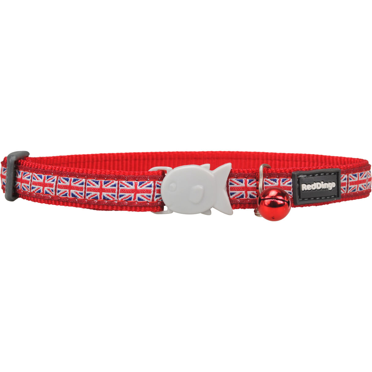 Kat krave Red Dingo Union Jack 20-32 cm Rød